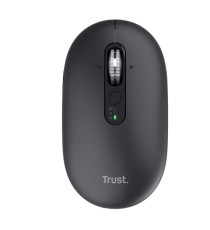 Mouse - ultrasottile - wireless - ricaricabile - Nero - Trust
