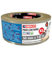 Nastro adesivo - 5 cm x 132 m - PPL - silenzioso  - trasparente - Geko