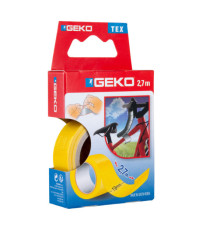 Nastro adesivo telato Tex - 19 mm x 2,7 m - giallo - Geko