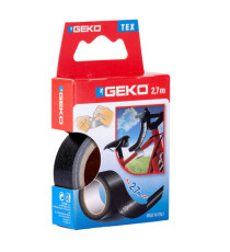 Nastro adesivo telato Tex - 19 mm x 2,7 m - nero - Geko