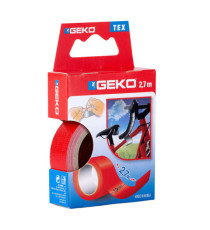 Nastro adesivo telato Tex - 19 mm x 2,7 m - rosso - Geko