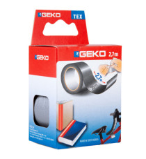 Nastro adesivo telato Tex - 38 mm x 2,7 m - grigio - Geko