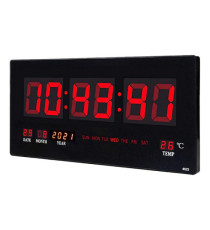 Orologio digitale - LED - 51 x 3,5 x 23,5 cm