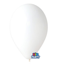 Palloncino - diametro 26 cm - lattice - bianco - conf. 16 pezzi