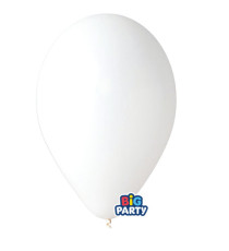 Palloncino - diametro 26 cm - lattice - bianco - conf. 16 pezzi