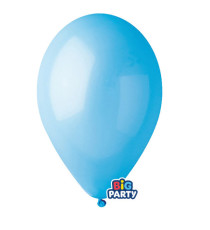Palloncino - diametro 26 cm - lattice - celeste - conf. 16 pezzi