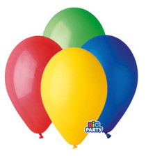 Palloncino - diametro 26 cm - lattice - colori assortiti - conf. 16 pezzi