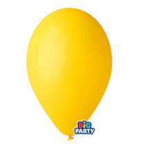 Palloncino - diametro 26 cm - lattice - giallo - conf. 16 pezzi