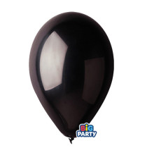 Palloncino - diametro 26 cm - lattice - nero - conf. 16 pezzi