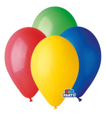 Palloncino - diametro 30 cm - lattice - colori assortiti - conf. 10 pezzi