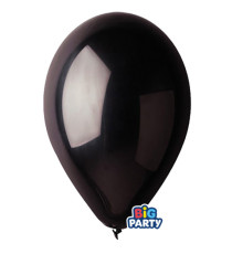 Palloncino - diametro 30 cm - lattice - nero - conf. 10 pezzi