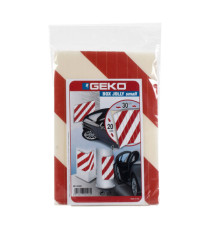 Pannello antiurto adesivo BOX JOLLY - 20 x 30 cm - EPE/LDPE - bianco/rosso - Geko