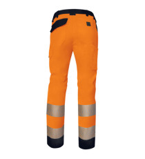 Pantalone multitasche alta visibilità M2PA3S - taglia XL - arancio fluo - Deltaplus