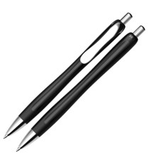 Penna a sfera a scatto Slider Rave  - punta XB  - fusto nero - nero - Schneider