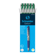 Penna gel Gelion+ a scatto - punta 0.7 mm - verde - Schneider