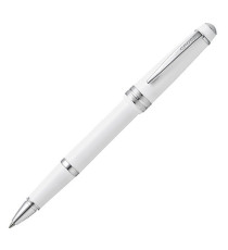 Penna roller Bailey Light - punta F - fusto bianco/cromo - Cross