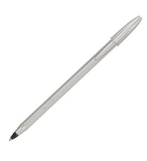 Penna sfera Cristal Glacè - 1.0 mm - inchiostro nero - fusto argento - Bic - conf. 20 pezzi