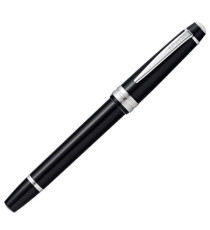 Penna stilografica Bailey Light - punta M - fusto nero/cromo - Cross