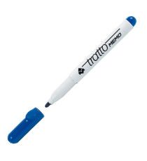 Pennarello Tratto Memo - a secco - per lavagne cancellabili - punta conica - tratto 2,5mm - astuccio 6 colori - Tratto