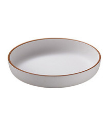 Piatto fondo - rPET - bianco - Ø21 x 3,8cm - Leone