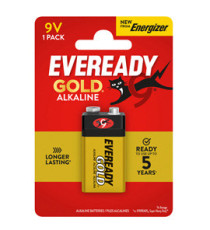 Pila Transistor - 9V - Eveready Gold- alcalina - Energizer - blister 1 pezzo