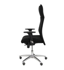 Poltrona direzionale Albacete - con braccioli regolabili e schenale alto - nero - Piqueras y Crespo