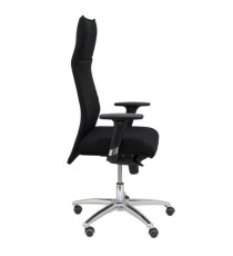 Poltrona direzionale Albacete - con braccioli regolabili e schenale alto - nero - Piqueras y Crespo