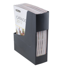 Portariviste Green2desk - in PS riciclato - 30 x 25,8 cm - dorso 9 cm - nero - Fellowes