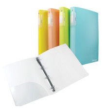 Raccoglitore Sping - A4 - 4 anelli tondi 30 mm - PP - dorso 4 cm - colori assortiti - Colorosa