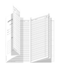 Registro del Professore (6 classi) - 31 x 17 cm - 3225PS000G - Data Ufficio