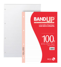 Ricambi BandUP forati rinforzati - A4 - 1 rigo - 100gr - BM - conf. 40 pezzi