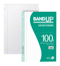 Ricambi BandUP forati rinforzati - A4 - 1 rigo c/margine - 100gr - BM - conf. 40 pezzi
