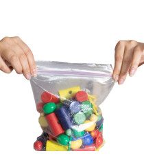 Sacchetti Zip - 25 x 35 cm - 45 micron - LDPE - trasparente - Viva - conf. 100 pezzi