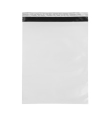 Sacchetto - per corrieri - 40 x 50 x 5 cm - PE - bianco - conf. 100 pezzi