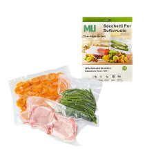 Sacchetto per sottovuoto - termoresistenti - 25 x 30 cm - Mulin - conf. 30 pezzi