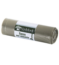 Sacco macerie - LDPE - 40 x 70 cm - 120 micron - ambra - Verdelook - conf. 15 pezzi
