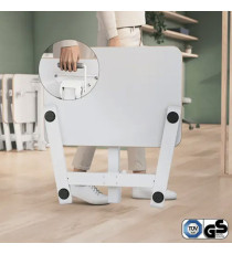 Scrivania Compatta Pneumatica Sit-Stand - mobile - pieghevole - 65 x 46 x 74-109 cm - bianco - Leitz