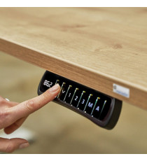 Scrivanie motorizzate - 120 x 60 x 116 cm  - quercia - Rocada