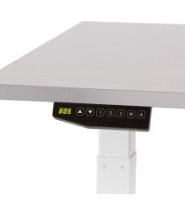 Scrivanie motorizzate - 140 x 80 x 116 cm  - grigio - Rocada