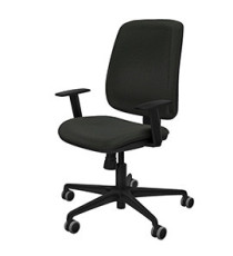 Sedia ergonomica Alares - con braccioli regolabili - nero - Piqueras y Crespo