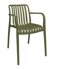 Sedia Nives - 56 x 42 x 81 cm - PP - verde - Verdelook