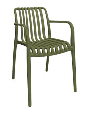 Sedia Nives - 56 x 42 x 81 cm - PP - verde - Verdelook