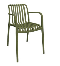 Sedia Nives - 56 x 42 x 81 cm - PP - verde - Verdelook