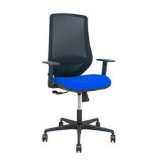 Sedia operativa Mardos - con braccioli regolabili - tessuto - blu - Piqueras y Crespo