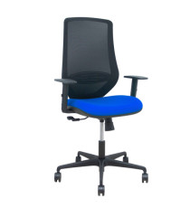 Sedia operativa Mardos - con braccioli regolabili - tessuto - blu - Piqueras y Crespo