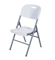 Sedia Slimmy - pieghevole - 43 x 44 x 79 cm - bianco - Verdelook