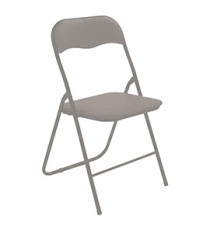 Sedia Slimmy - pieghevole - 43 x 44 x 79 cm - tortora - Verdelook