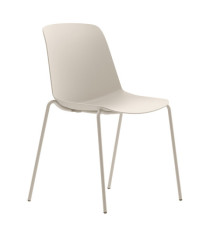 Seduta attesa Luna - 4 gambe - avorio - Unisit