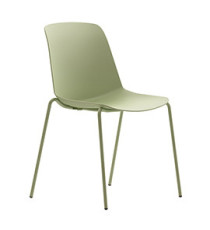 Seduta attesa Luna - 4 gambe - verde - Unisit