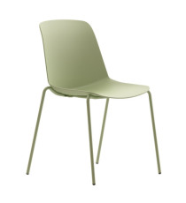 Seduta attesa Luna - 4 gambe - verde - Unisit